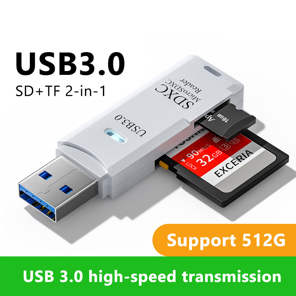 Laptop Accessories For Programmers - 2 In 1 USB 3.0 Card