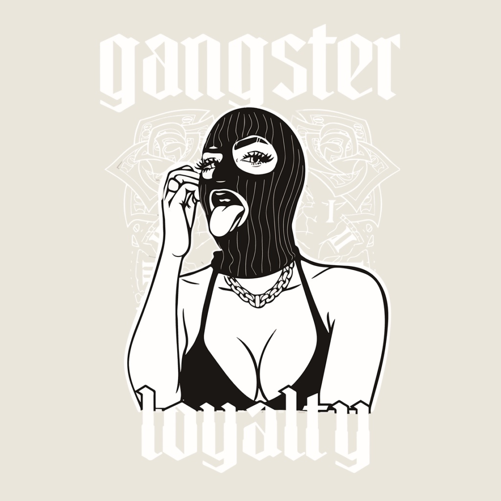 Laptop Accessories Girly - 1PC Gangster Loyalty Ski Mask Girl
