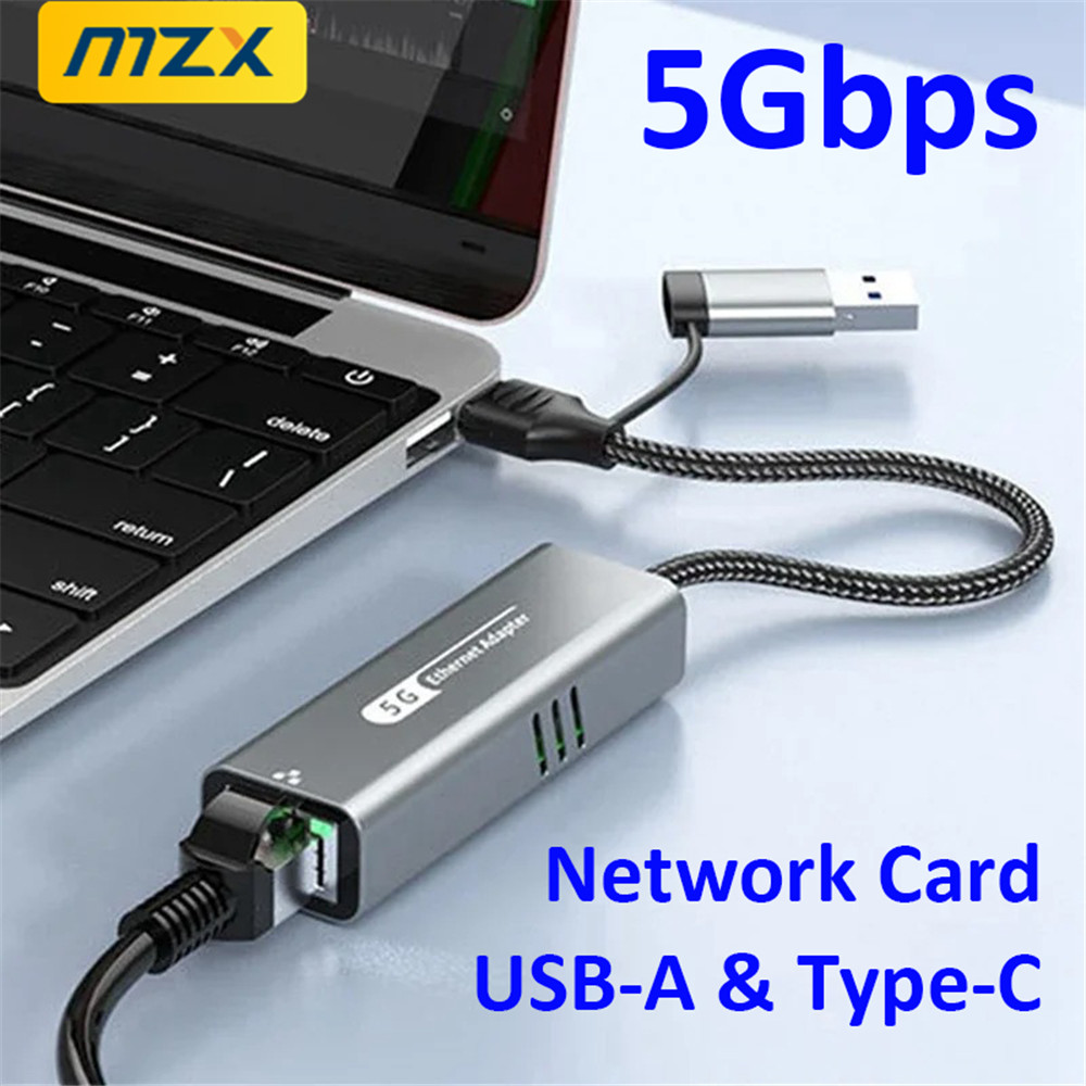 Laptop Accessories For Programmers - MZX 5000Mbps 5G Network Card USB