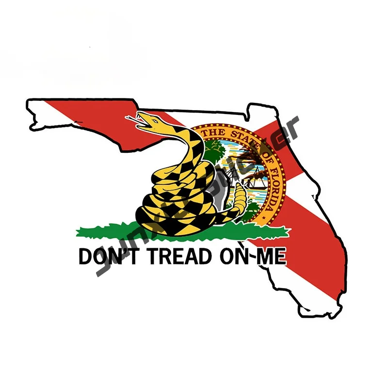 Creative Florida Flag Sticker  - Laptop Accessories Logo recension och pris