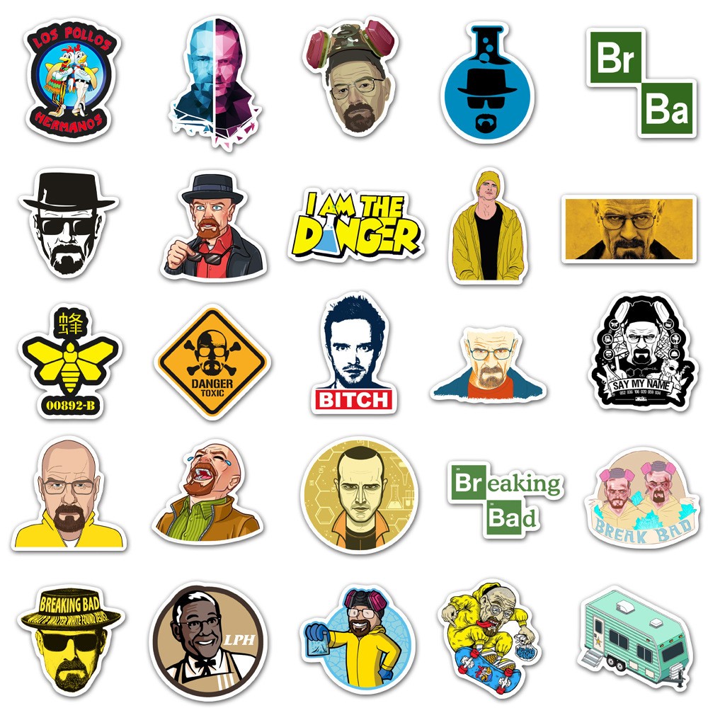 50pcs TV Show Breaking Bad Sti - Laptop Accessories Cool recension och pris