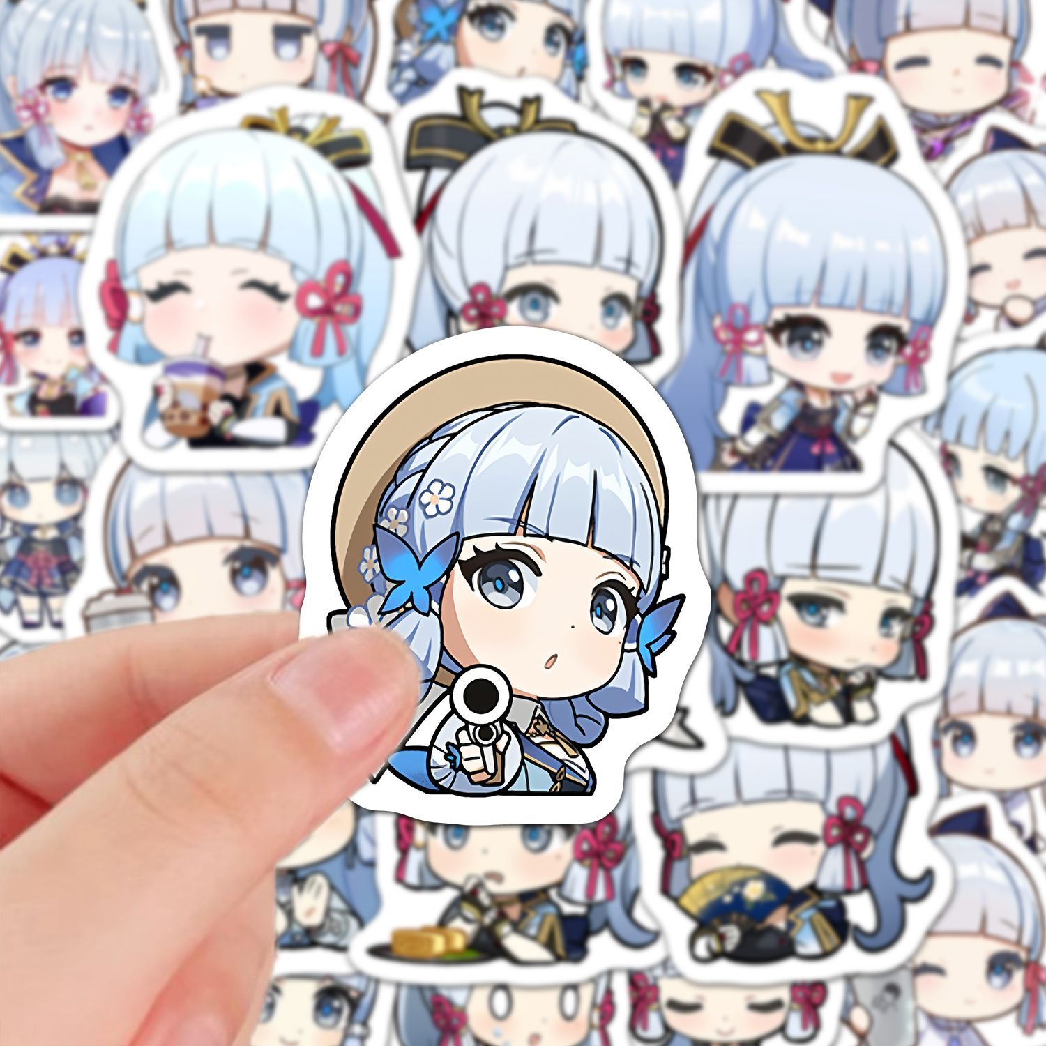 Kamisato Ayaka 60Pcs Genshin I - Laptop Accessories Stickers recension och pris