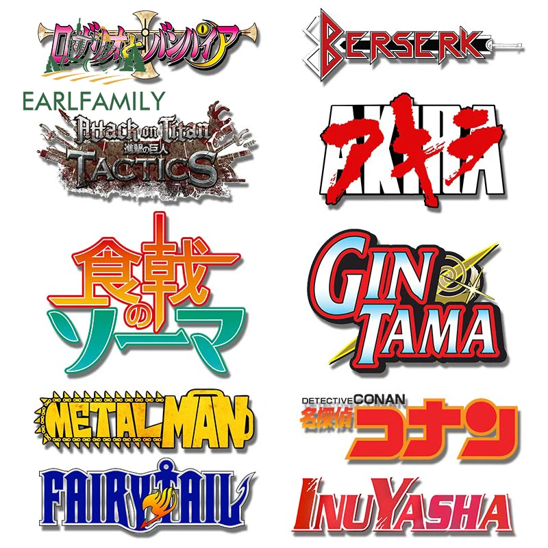 EARLFAMILY 13cm for Anime Logo - Laptop Accessories Logo recension och pris