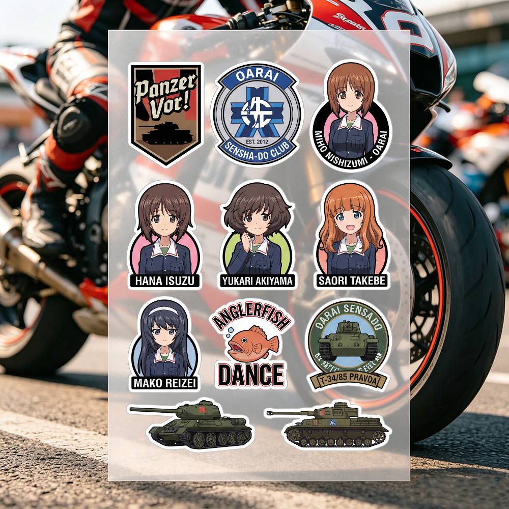 Anime Girls Und Panzer Motorcy - Laptop Accessories Girls recension och pris