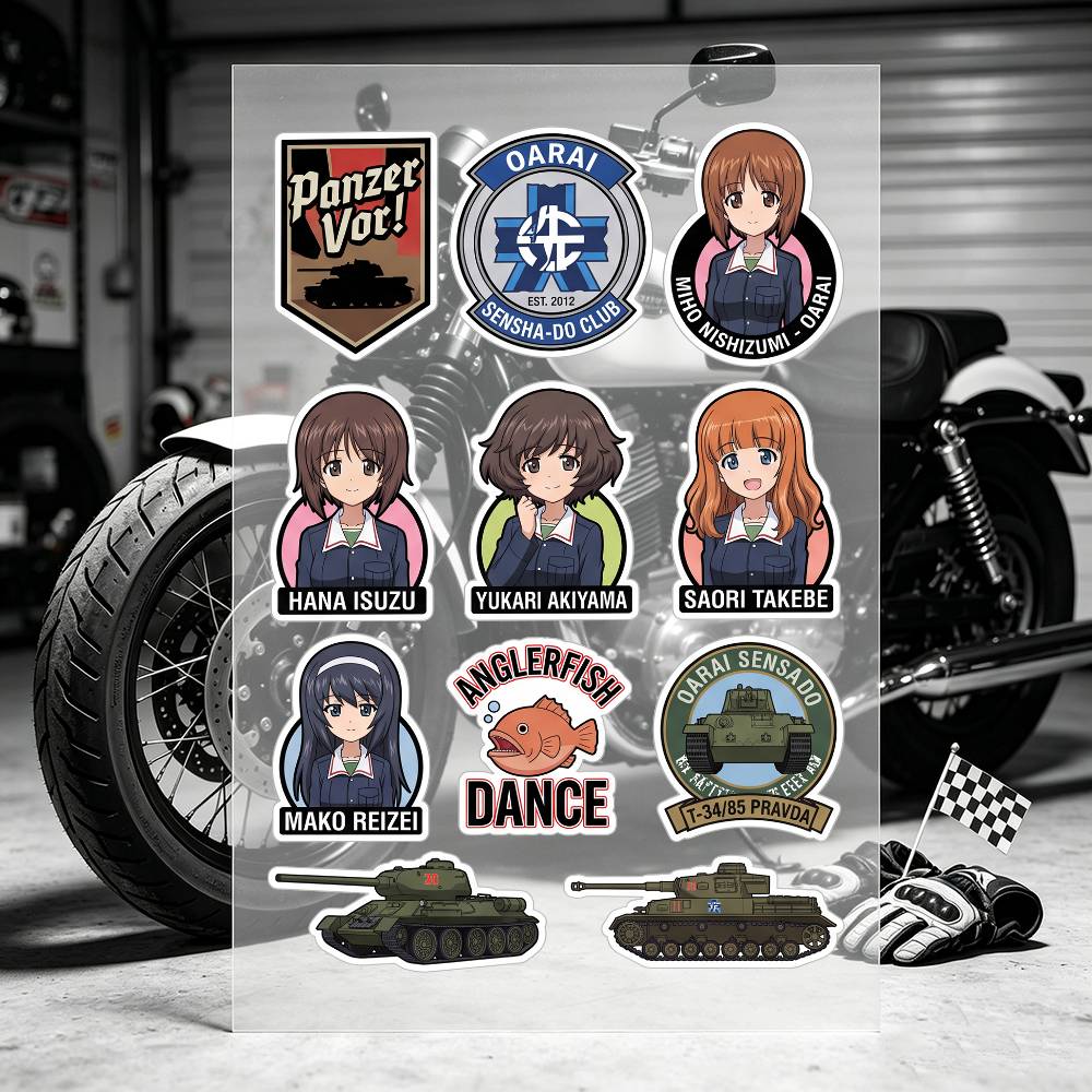 Anime Girls Und Panzer Motorcy - Laptop Accessories Girls recension och pris