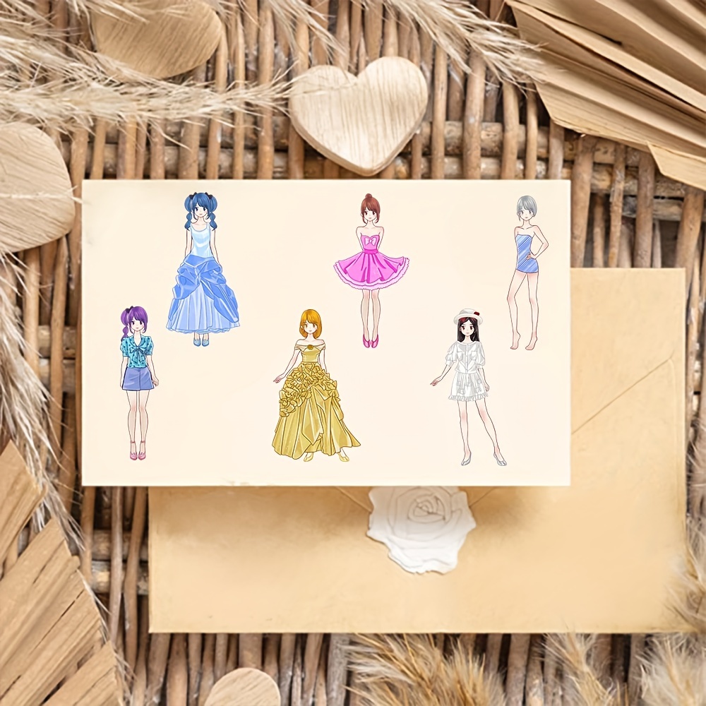 8PCS Princess Costume Collage  - Laptop Accessories Cool recension och pris