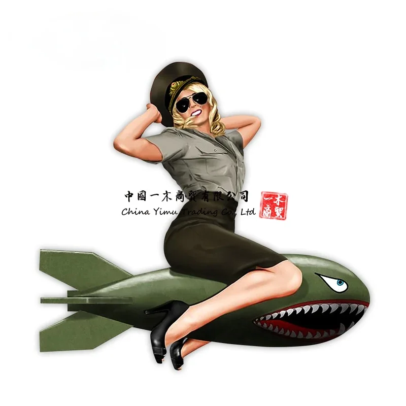 Car Stickers Pin Up Girl Vinta - Laptop Accessories Logo recension och pris