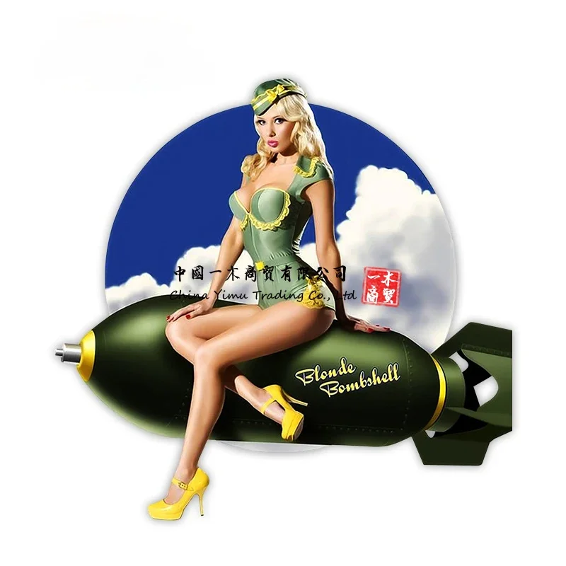 Car Stickers Pin Up Girl Vinta - Laptop Accessories Logo recension och pris