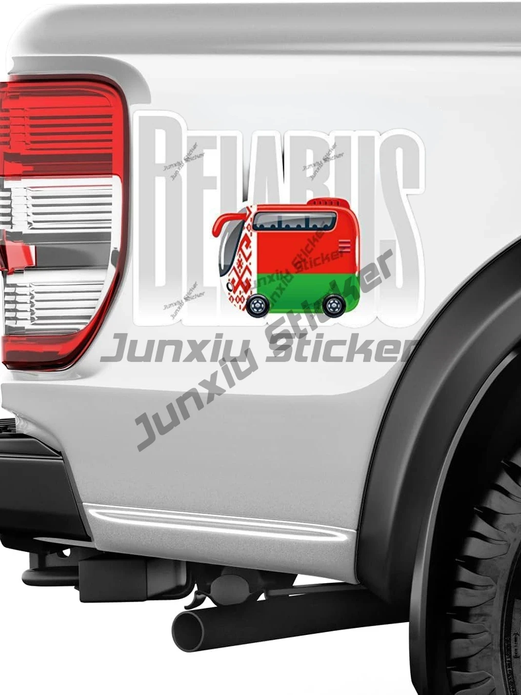 Belarus Travel Bus Flag Label  - Laptop Accessories Logo recension och pris