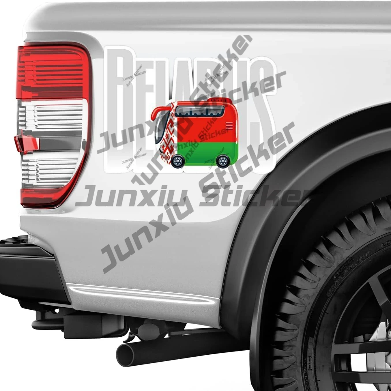 Belarus Travel Bus Flag Label  - Laptop Accessories Logo recension och pris
