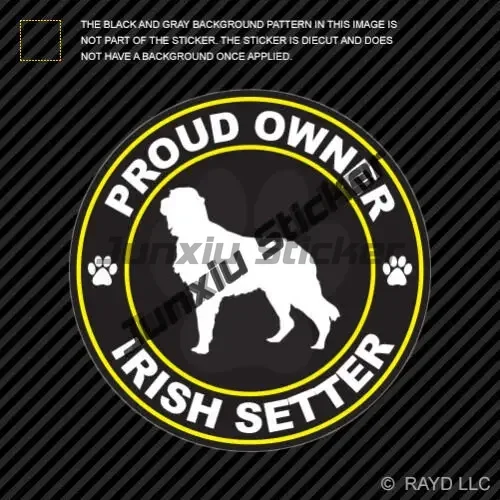 Irish Setter Vinyl Decal I Lov - Laptop Accessories Logo recension och pris
