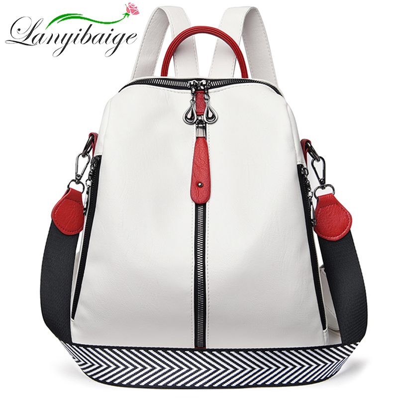 Fashion Backpack Women Soft Le - Laptop Accessories Girly recension och pris