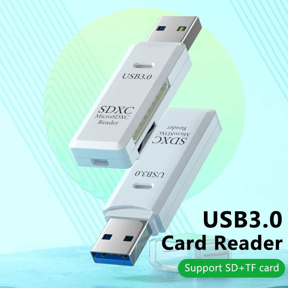 USB 3.0 2 IN 1 Card Reader Mic - Laptop Accessories For Programmers recension och pris