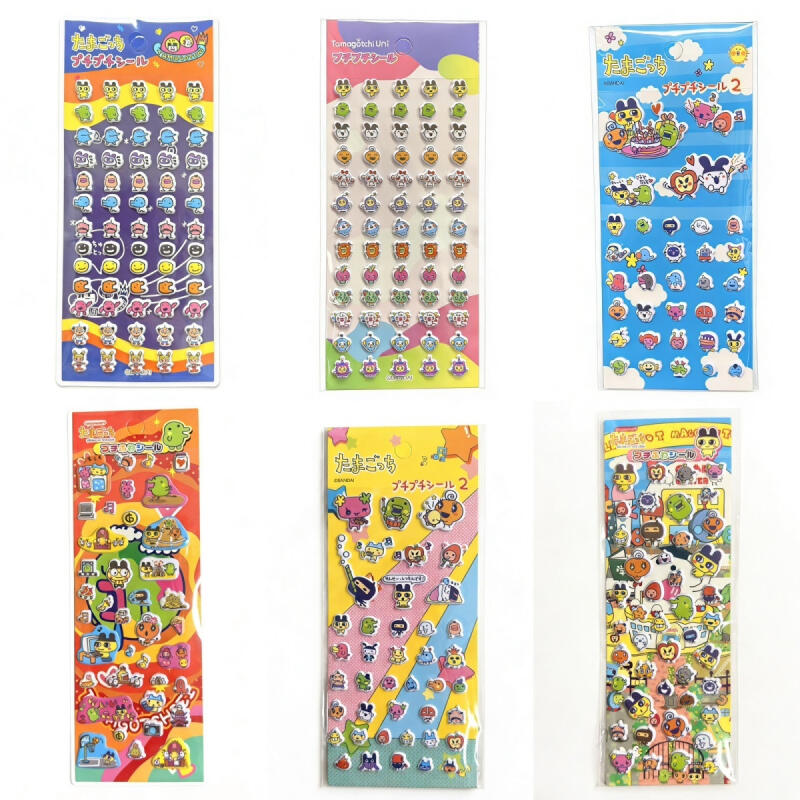 6Pcs Tamagotchi Cartoon Bubble - Laptop Accessories Stickers recension och pris