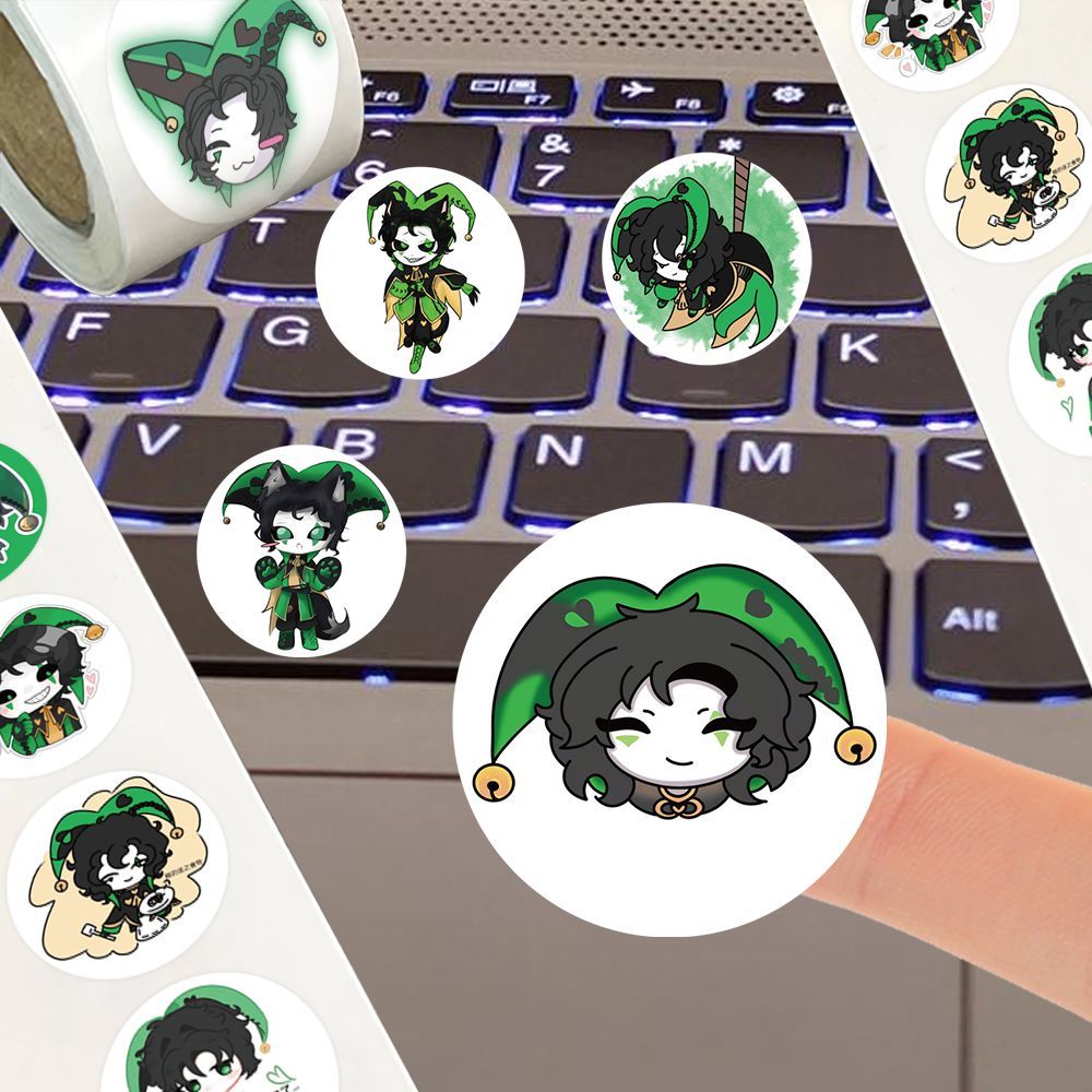 500Pc/Roll Anime The Freak Cir - Laptop Accessories Stickers recension och pris