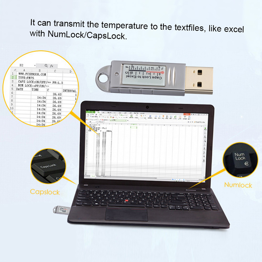 PCsensor USB Thermometer Hygro - Monitor Portable Usb recension och pris