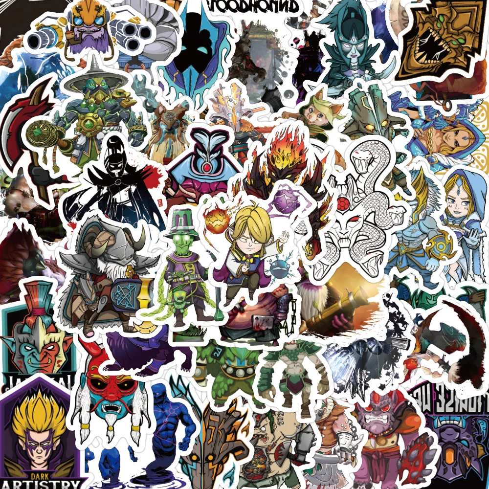 10/50Pcs Dota 2 Game Funny Car - Laptop Accessories Cool recension och pris