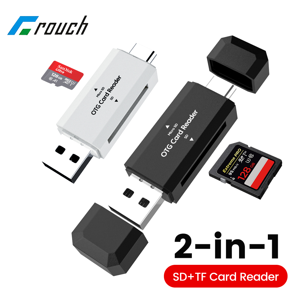 2-in-1 USB2.0 Card Reader SD T - Laptop Accessories For Programmers recension och pris